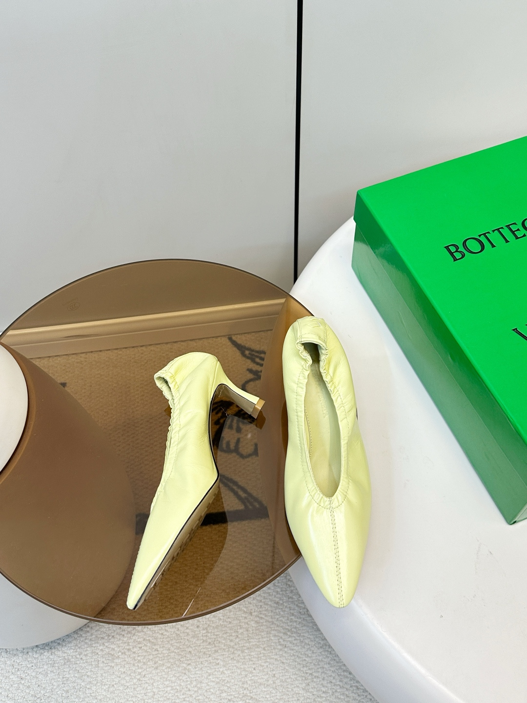 Bottega Veneta Bottega Veneta26新品BV尖头小猫跟 女巫鞋