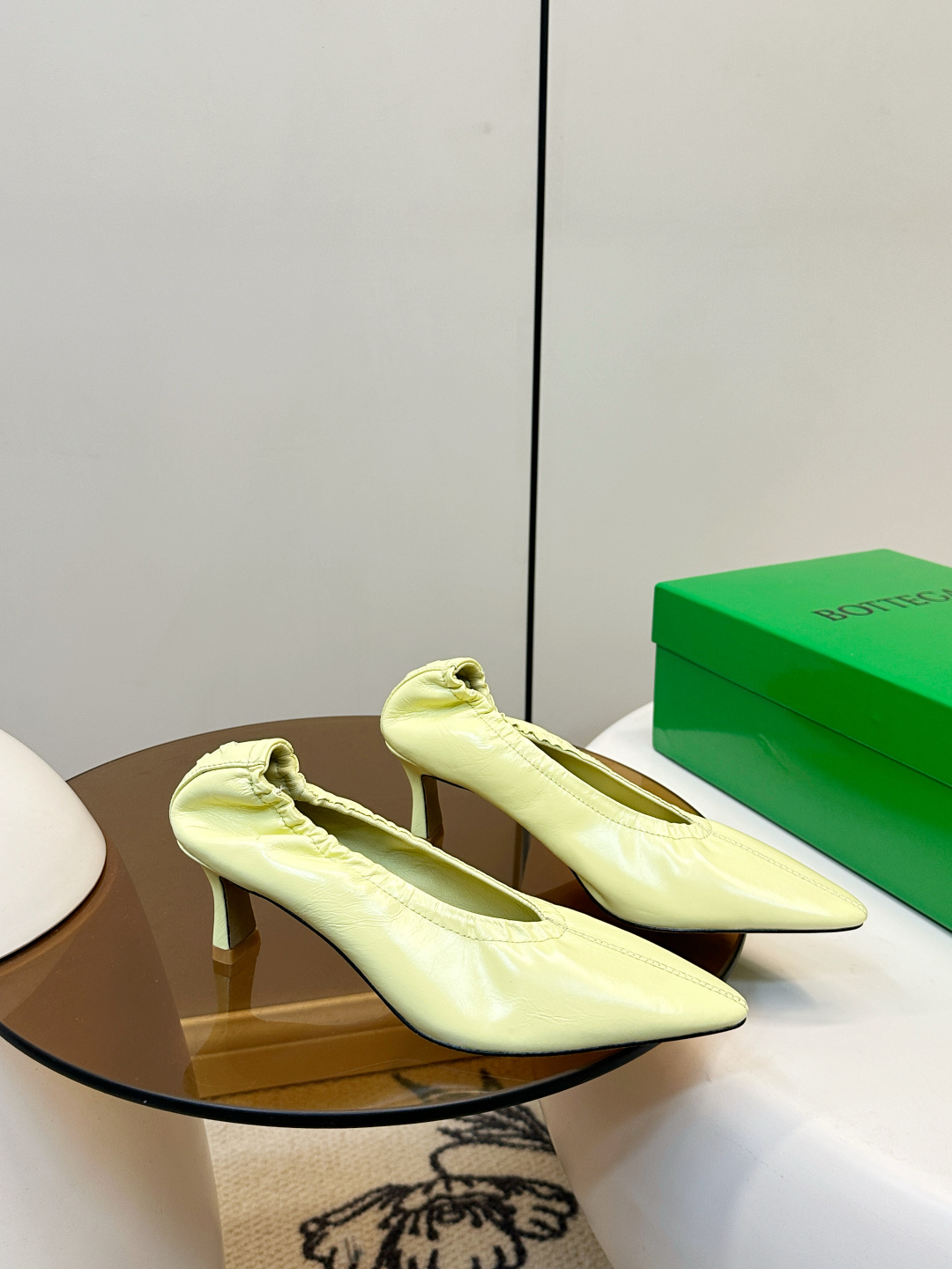 Bottega Veneta Bottega Veneta26新品BV尖头小猫跟 女巫鞋