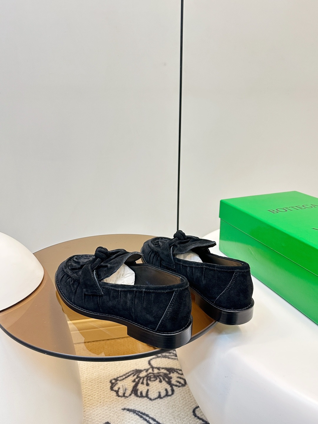 Bottega Veneta Bottega Veneta 26新品褶皱绳结扣乐福鞋​​