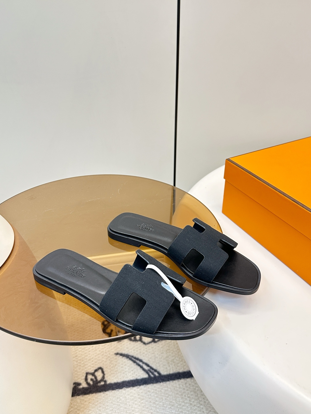 Hermès ​​Hermes｜爱马仕Oran H型平底拖鞋