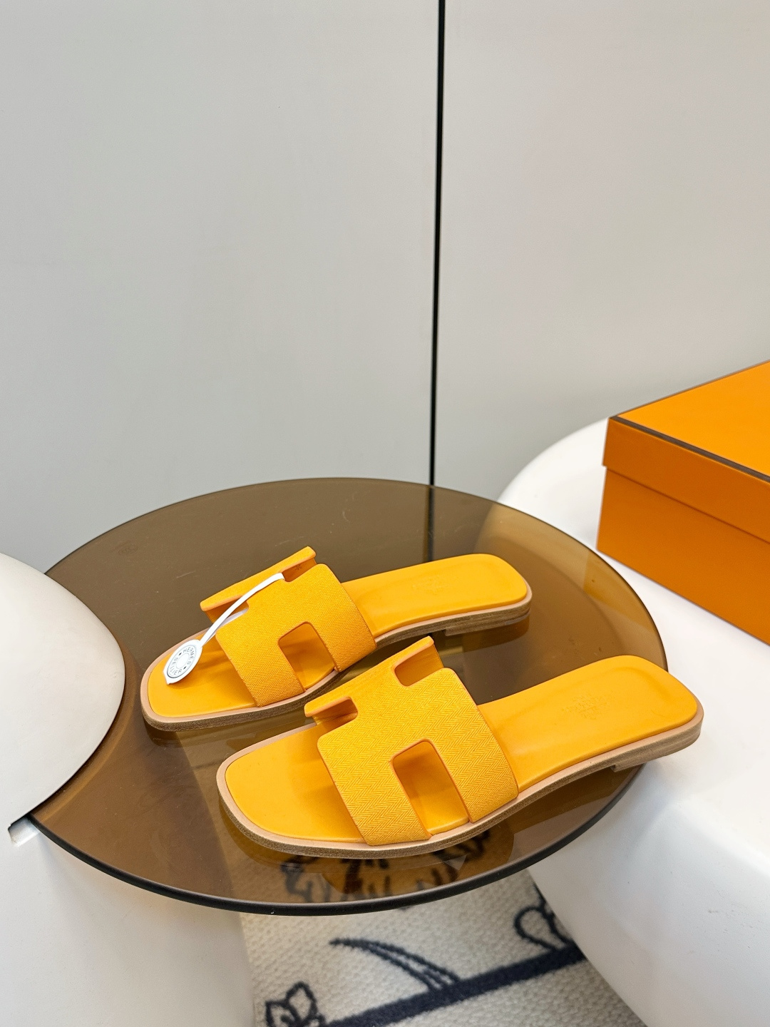 Hermès ​​Hermes｜爱马仕Oran H型平底拖鞋