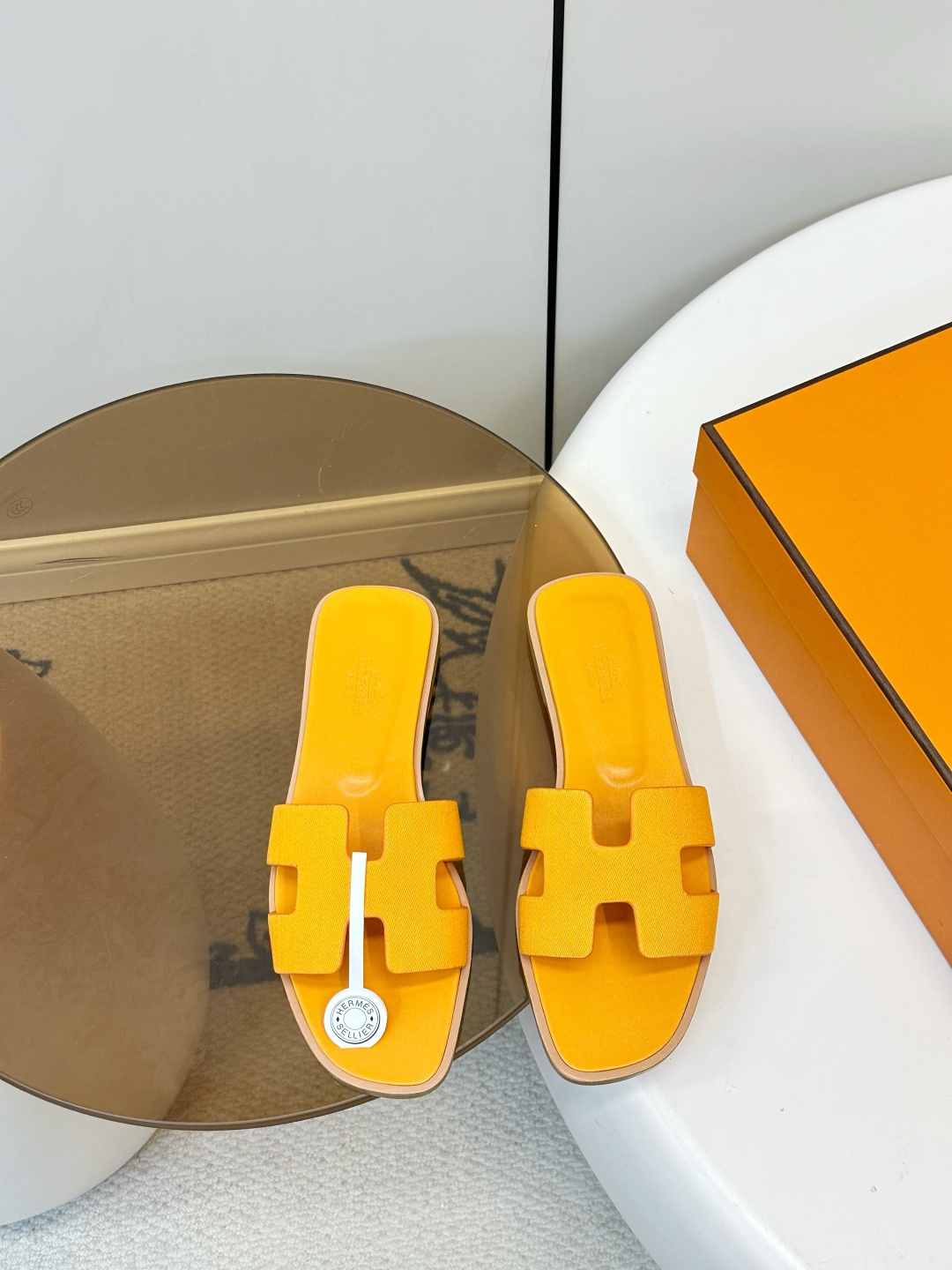 Hermès ​​Hermes｜爱马仕Oran H型平底拖鞋