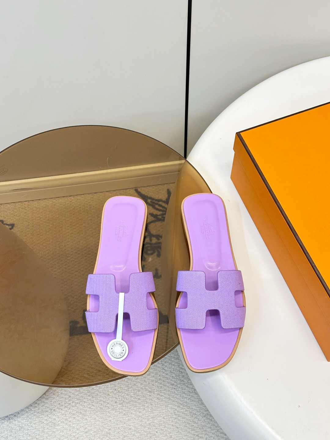 Hermès ​​Hermes｜爱马仕Oran H型平底拖鞋