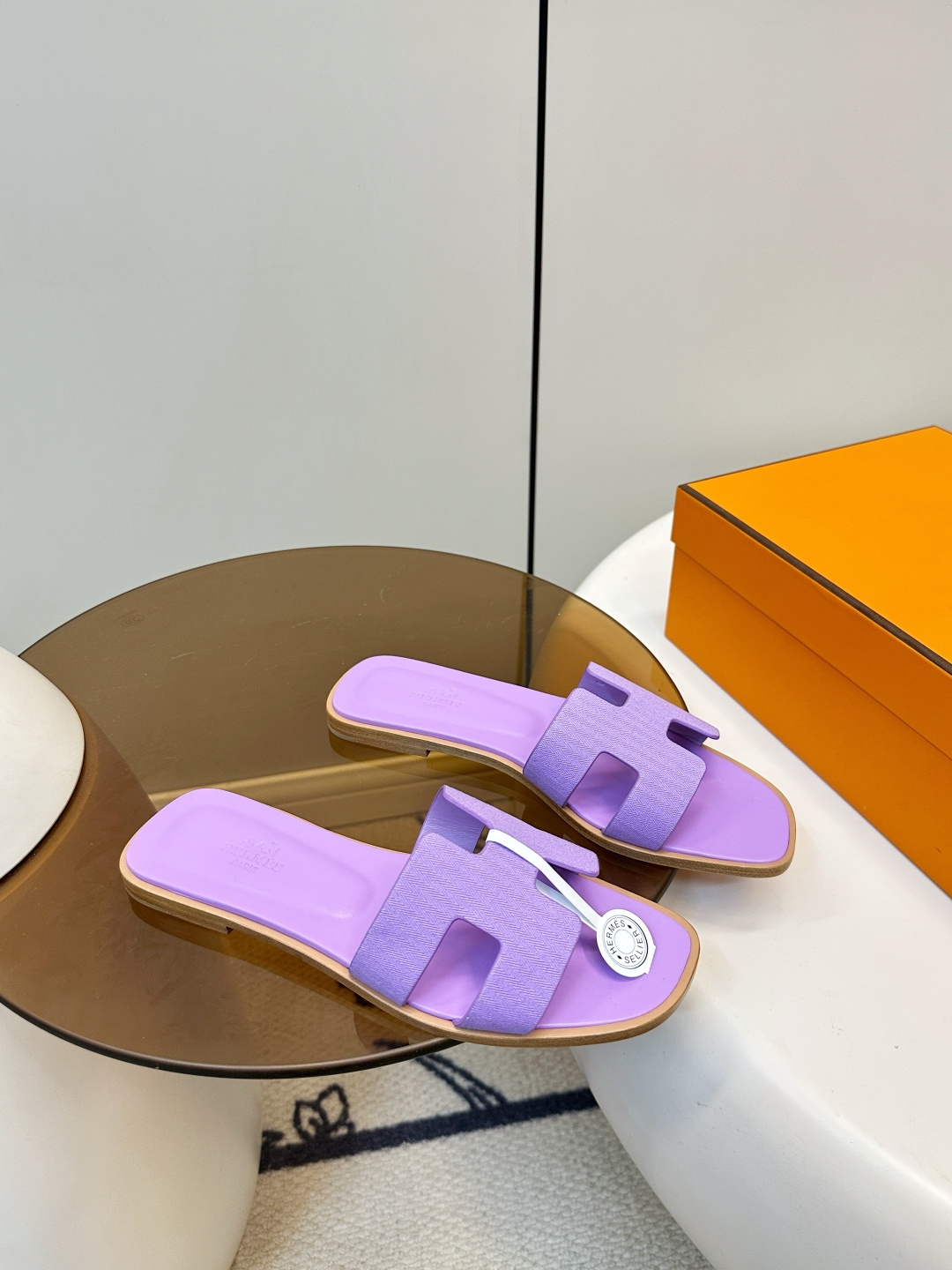 Hermès ​​Hermes｜爱马仕Oran H型平底拖鞋