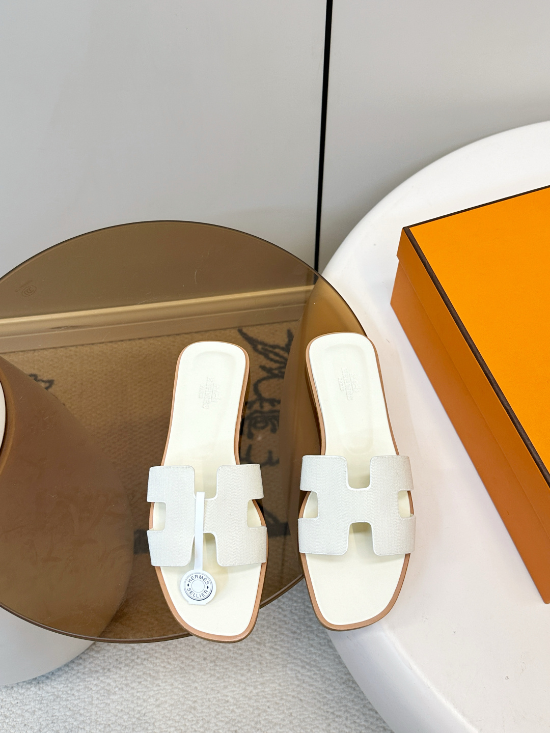 Hermès ​​Hermes｜爱马仕Oran H型平底拖鞋