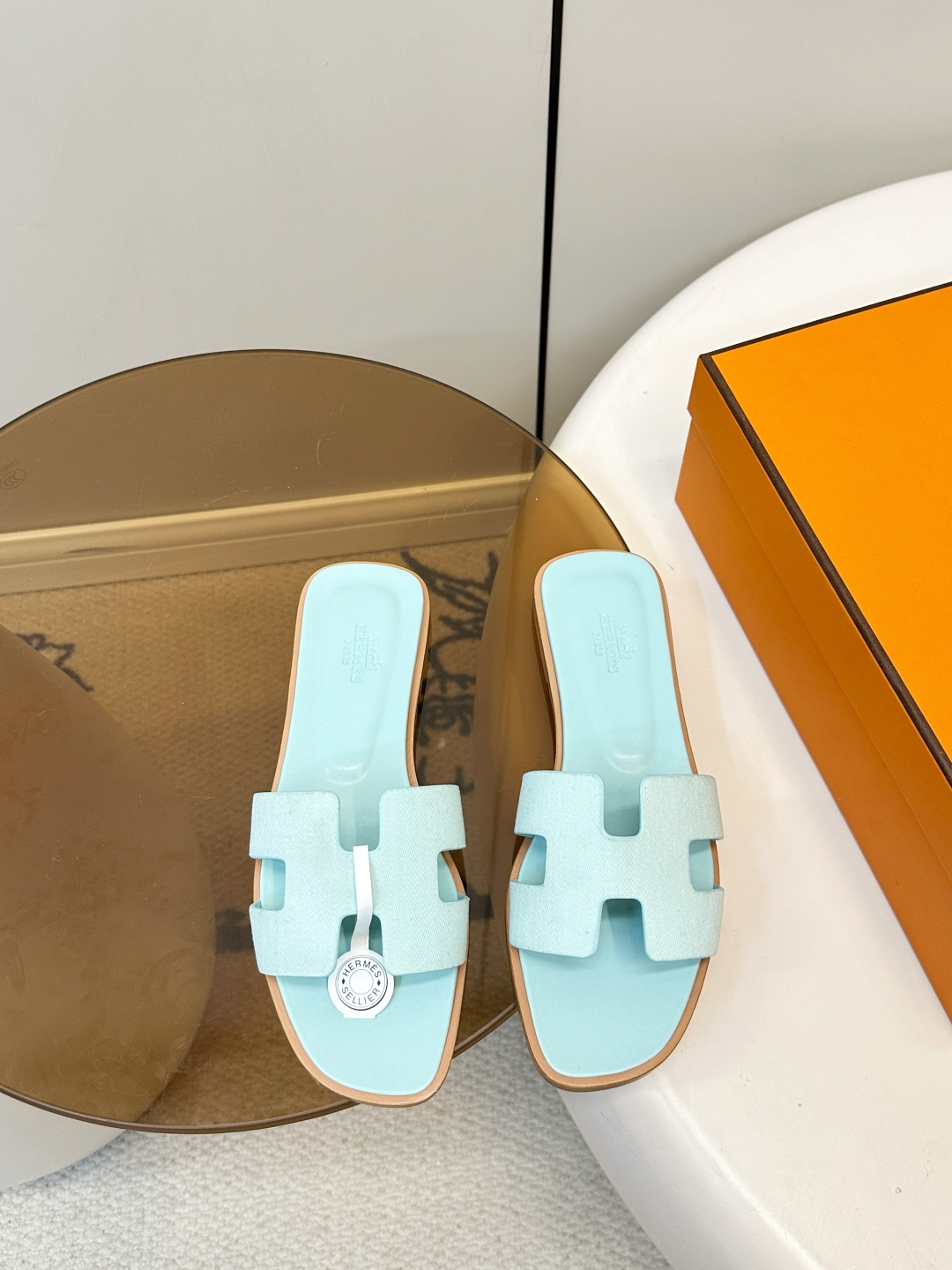 Hermès ​​Hermes｜爱马仕Oran H型平底拖鞋