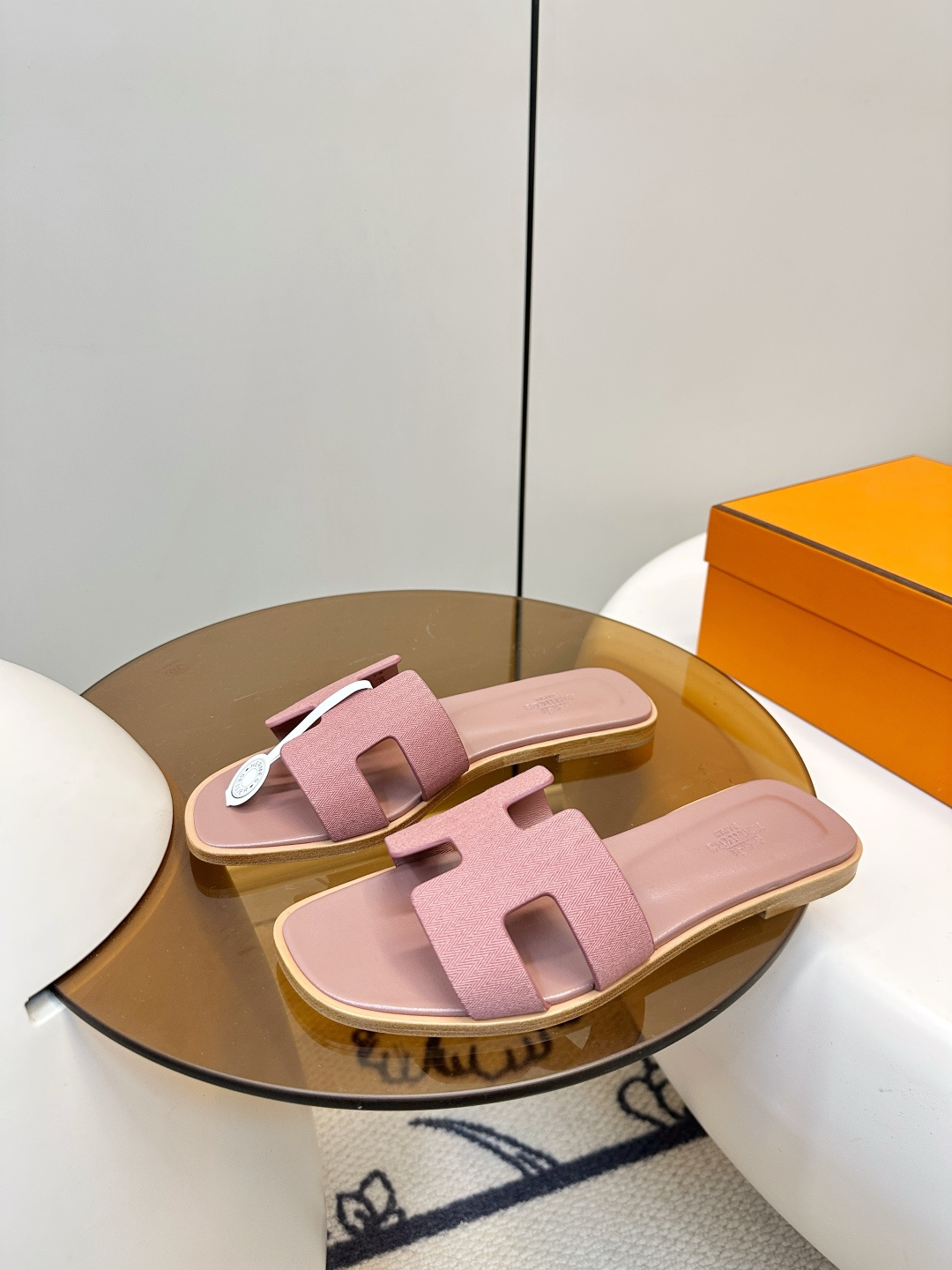 Hermès ​​Hermes｜爱马仕Oran H型平底拖鞋