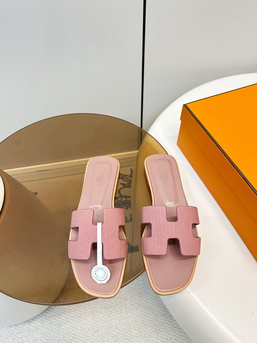 Hermès ​​Hermes｜爱马仕Oran H型平底拖鞋