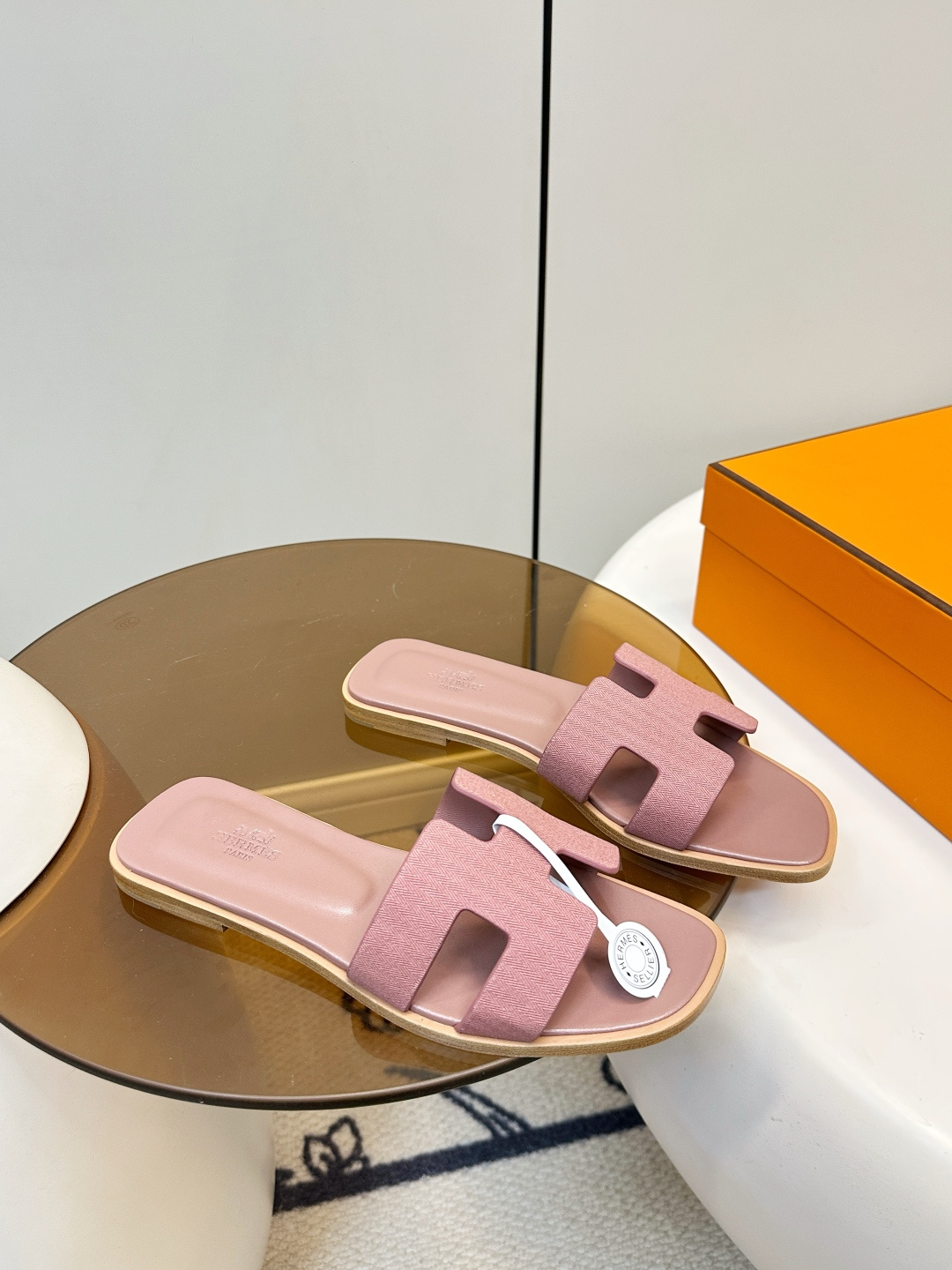 Hermès ​​Hermes｜爱马仕Oran H型平底拖鞋