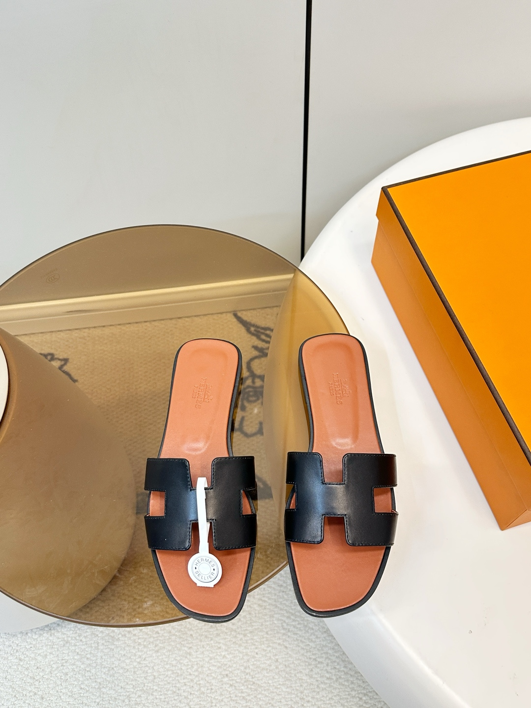 Hermès ​​Hermes｜爱马仕Oran H型平底/中跟 拖鞋