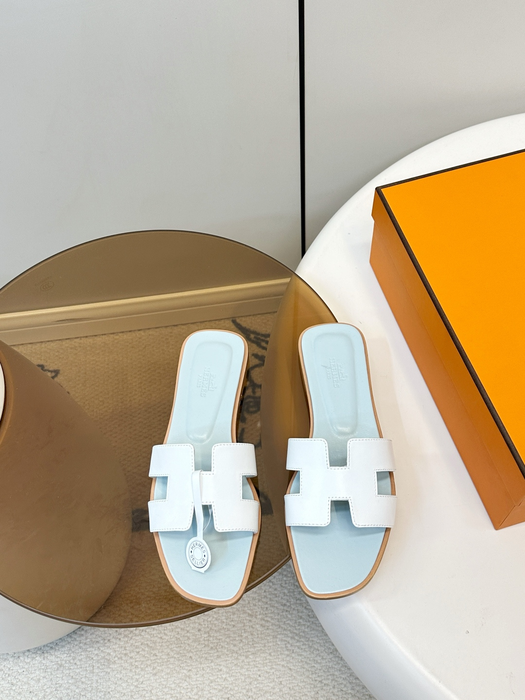 Hermès ​​Hermes｜爱马仕Oran H型平底/中跟 拖鞋