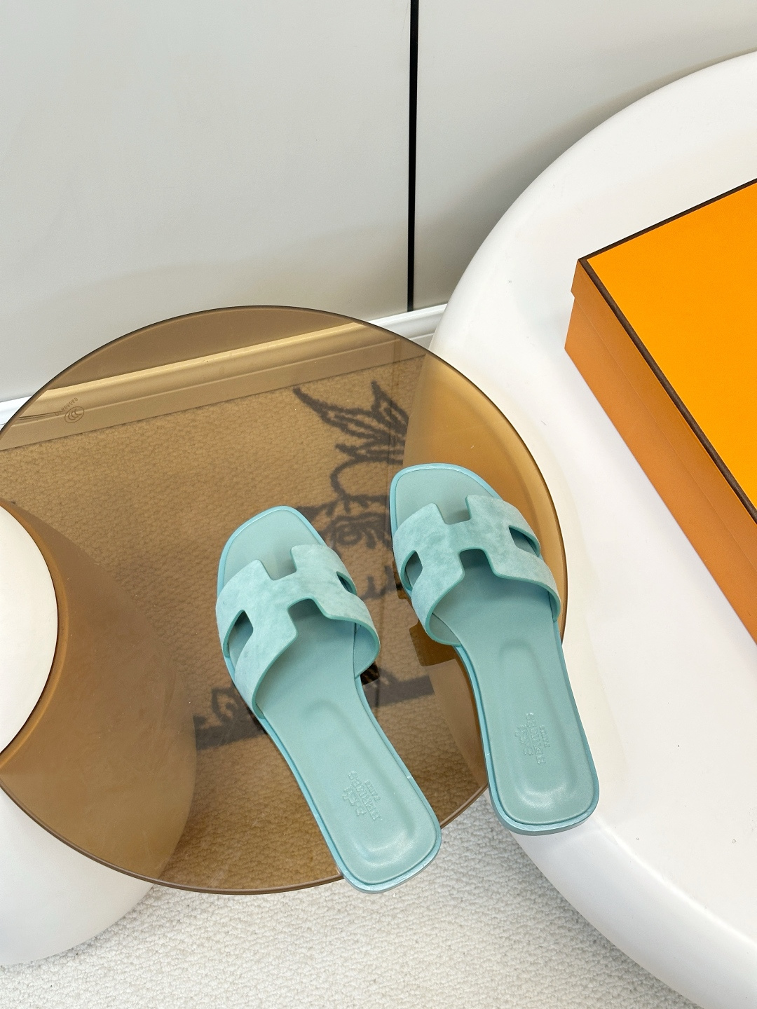 Hermès ​​Hermes｜爱马仕Oran H型平底/中跟 拖鞋