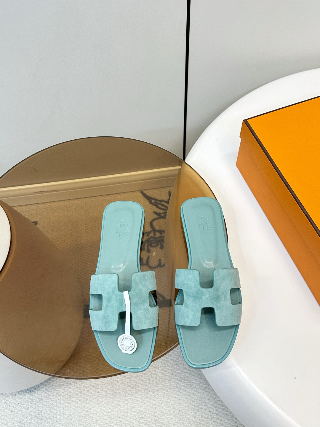 Hermès ​​Hermes｜爱马仕Oran H型平底/中跟 拖鞋