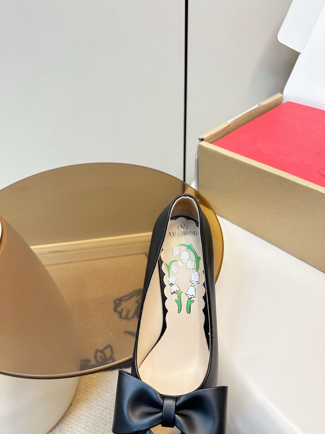 Valentino Valentino Bowknot VT蝴蝶结高跟鞋​​