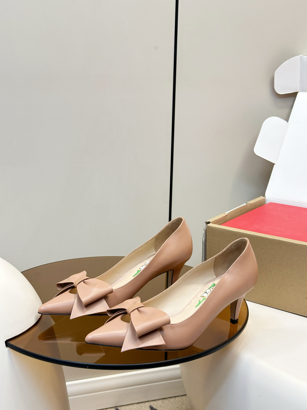 Valentino Valentino Bowknot VT蝴蝶结高跟鞋​​