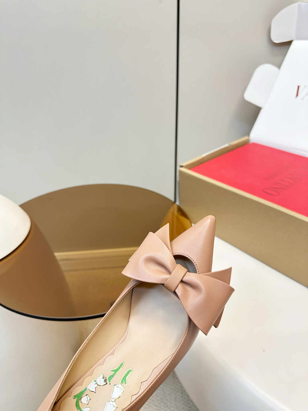 Valentino Valentino Bowknot VT蝴蝶结高跟鞋​​
