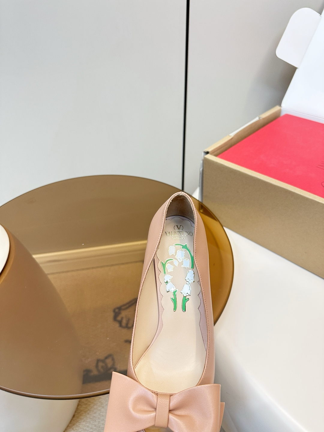 Valentino Valentino Bowknot VT蝴蝶结高跟鞋​​