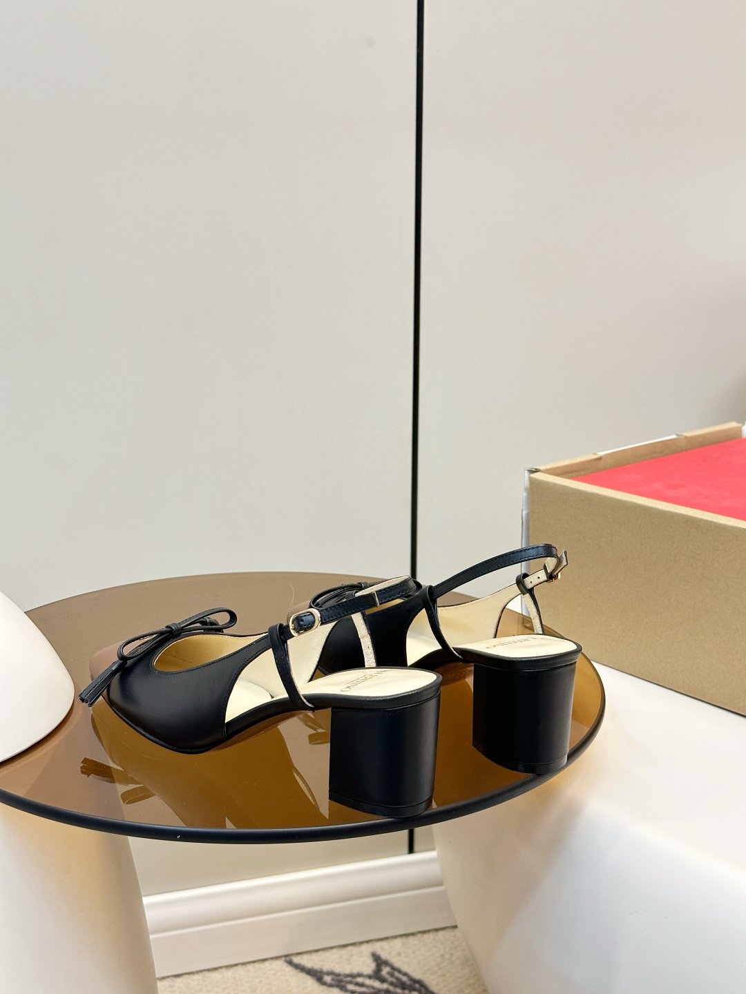Valentino Valentino VT拼色蝴蝶结高跟凉鞋​​
