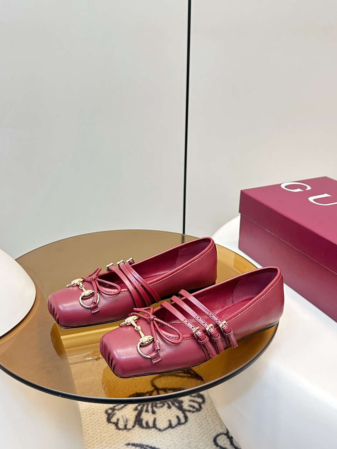 Gucci ​​Gucci 马衔扣芭蕾舞鞋​​ 玛丽珍平底鞋