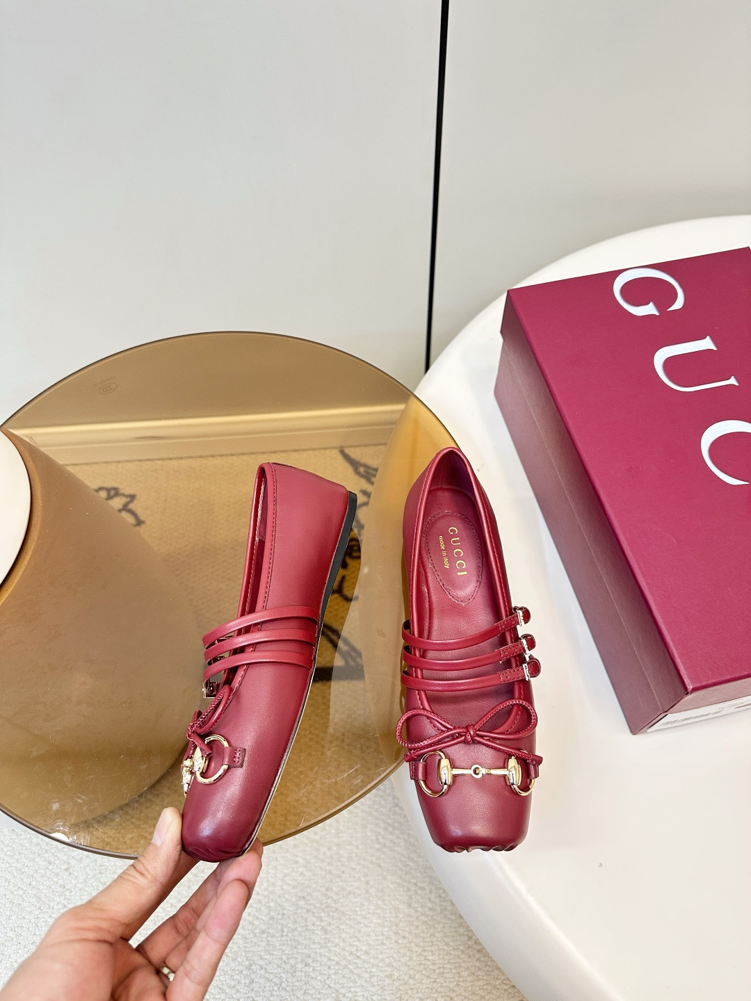 Gucci ​​Gucci 马衔扣芭蕾舞鞋​​ 玛丽珍平底鞋