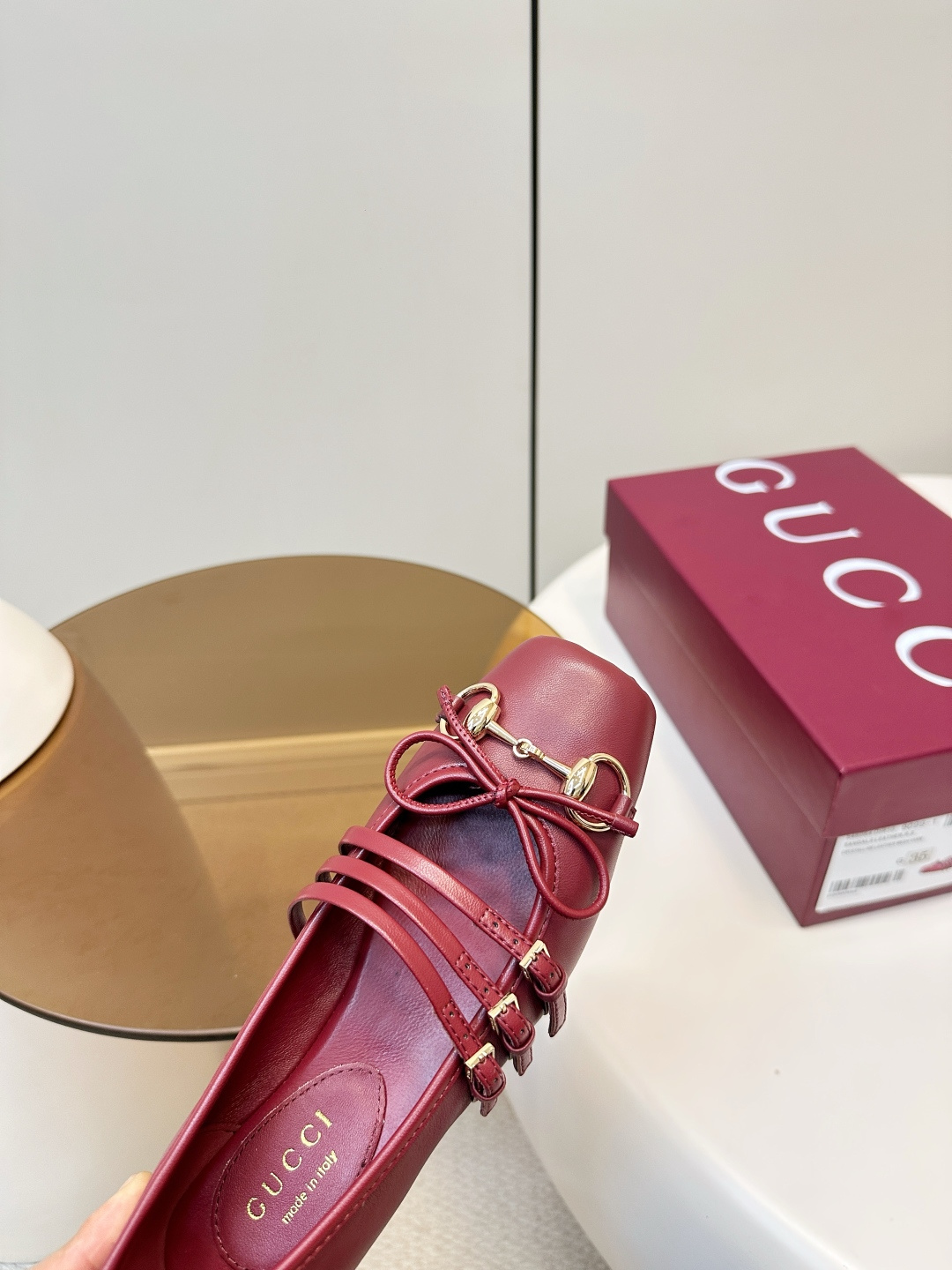 Gucci ​​Gucci 马衔扣芭蕾舞鞋​​ 玛丽珍平底鞋