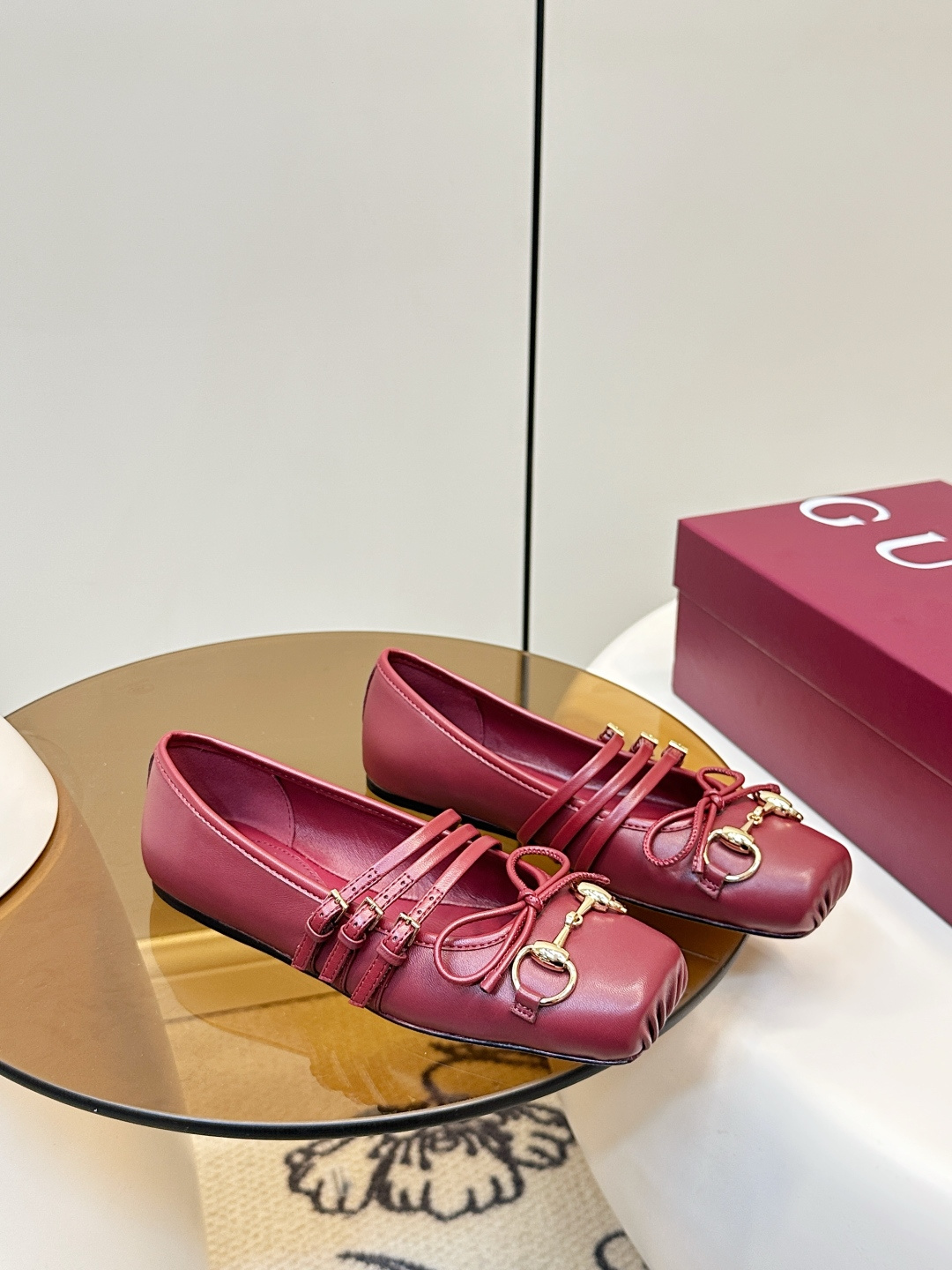 Gucci ​​Gucci 马衔扣芭蕾舞鞋​​ 玛丽珍平底鞋