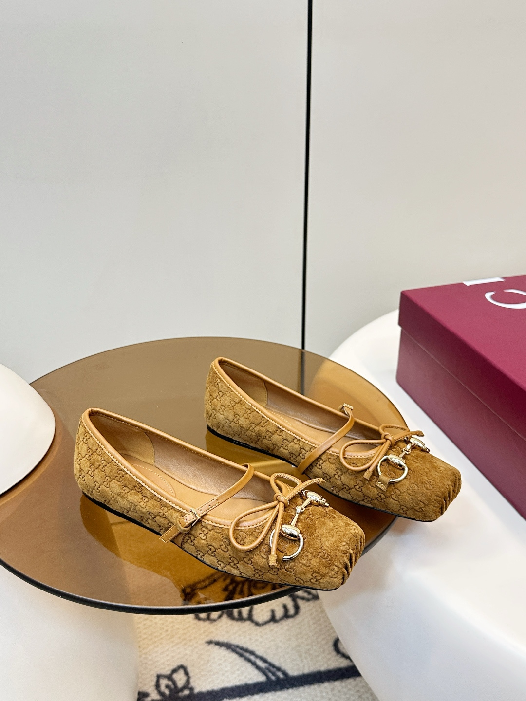 Gucci ​​Gucci 马衔扣芭蕾舞鞋​​ 玛丽珍平底鞋