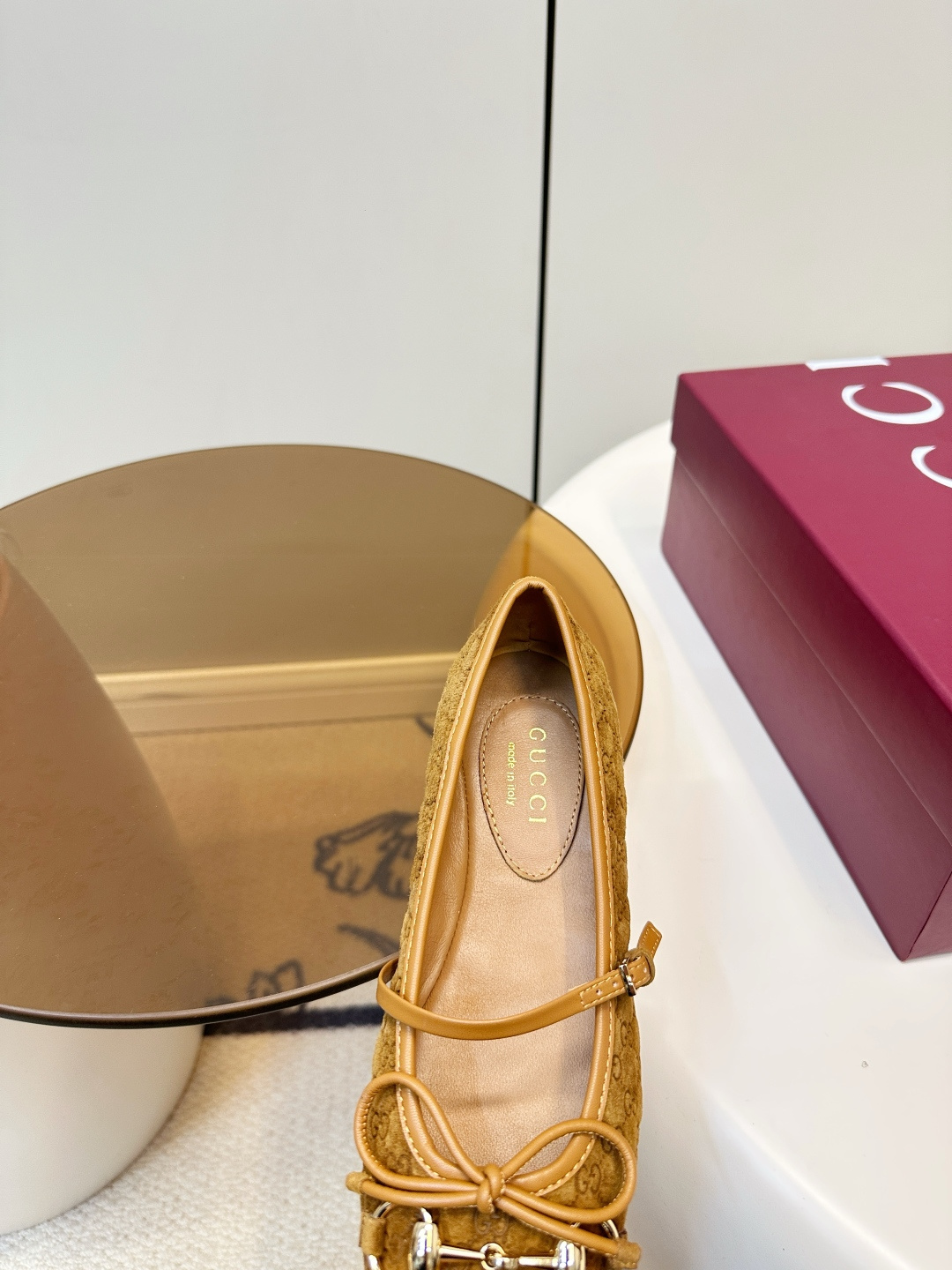 Gucci ​​Gucci 马衔扣芭蕾舞鞋​​ 玛丽珍平底鞋