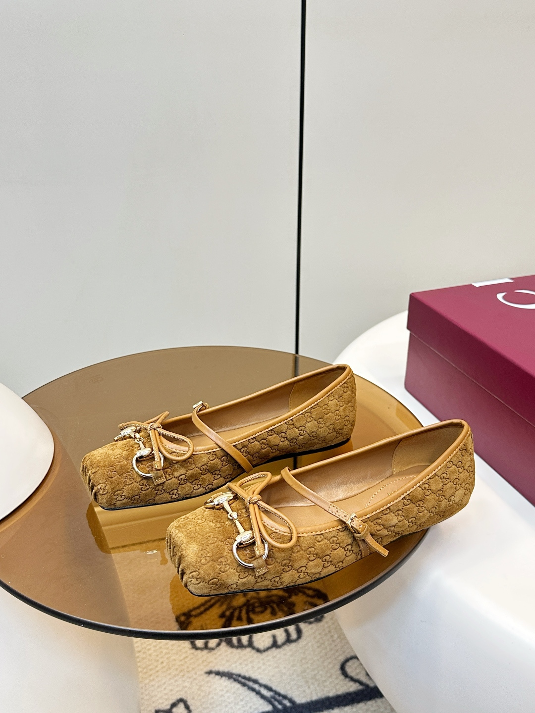 Gucci ​​Gucci 马衔扣芭蕾舞鞋​​ 玛丽珍平底鞋