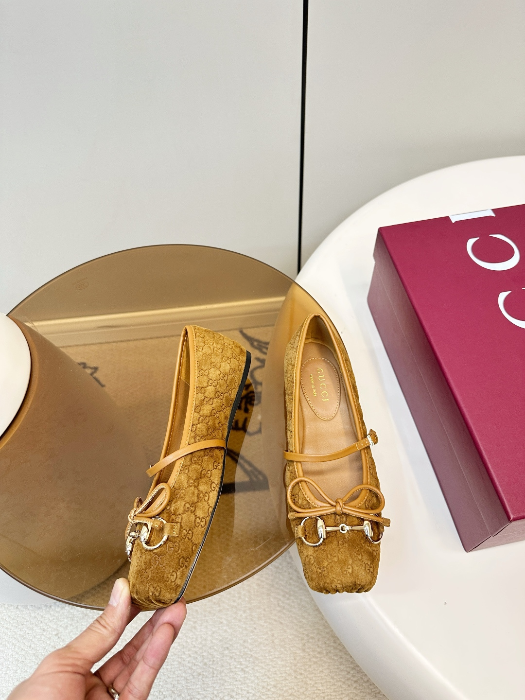 Gucci ​​Gucci 马衔扣芭蕾舞鞋​​ 玛丽珍平底鞋