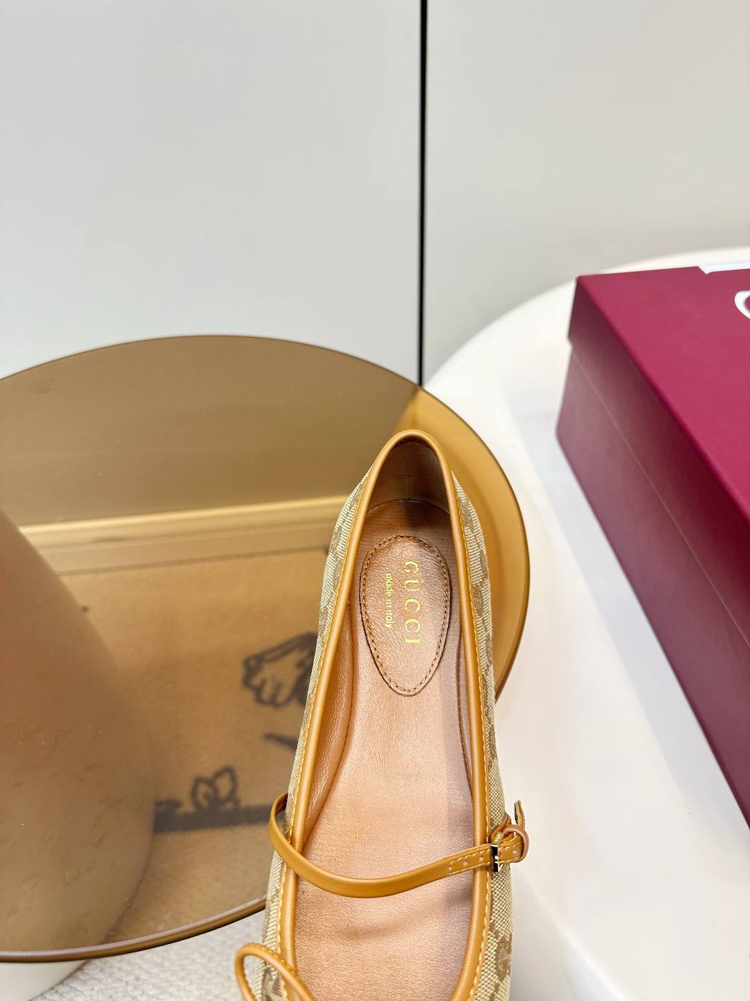 Gucci ​​Gucci 马衔扣芭蕾舞鞋​​ 玛丽珍平底鞋