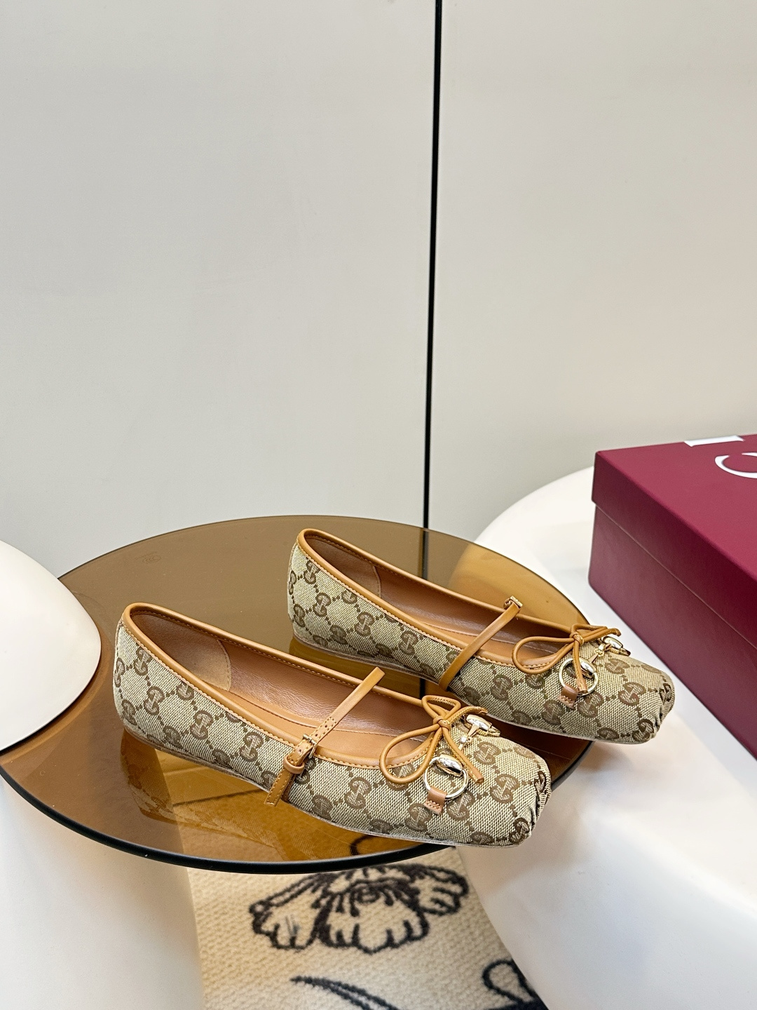Gucci ​​Gucci 马衔扣芭蕾舞鞋​​ 玛丽珍平底鞋