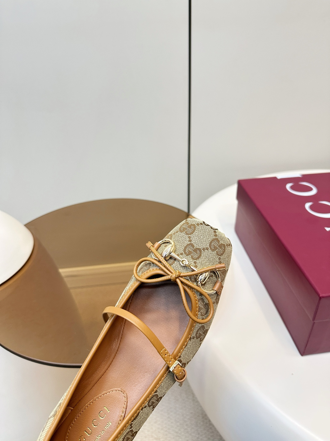 Gucci ​​Gucci 马衔扣芭蕾舞鞋​​ 玛丽珍平底鞋