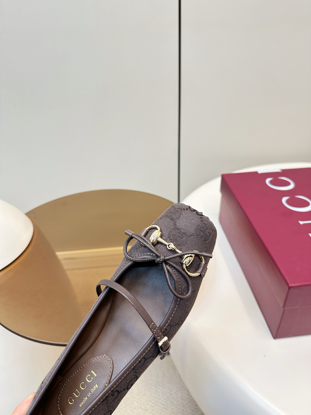 Gucci ​​Gucci 马衔扣芭蕾舞鞋​​ 玛丽珍平底鞋