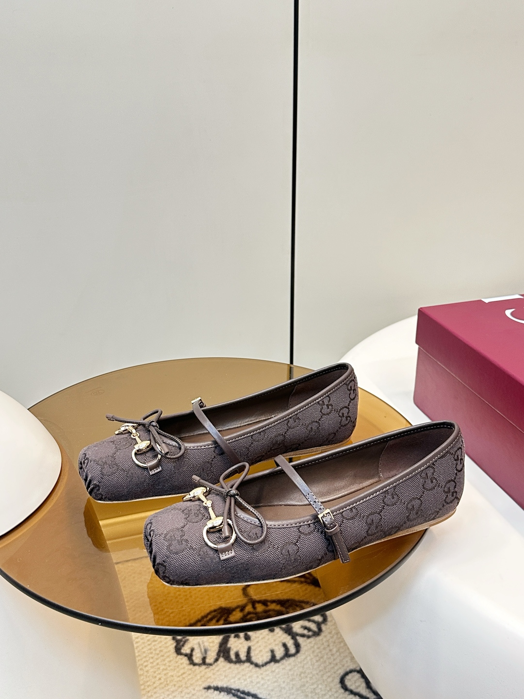 Gucci ​​Gucci 马衔扣芭蕾舞鞋​​ 玛丽珍平底鞋