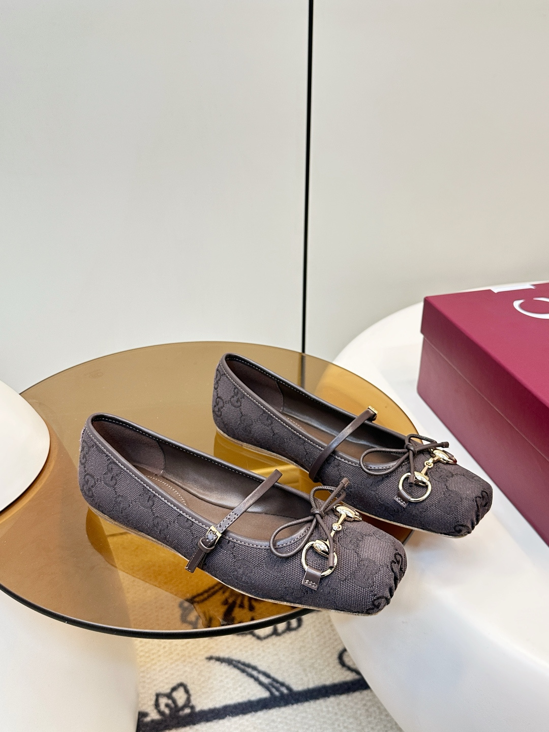 Gucci ​​Gucci 马衔扣芭蕾舞鞋​​ 玛丽珍平底鞋