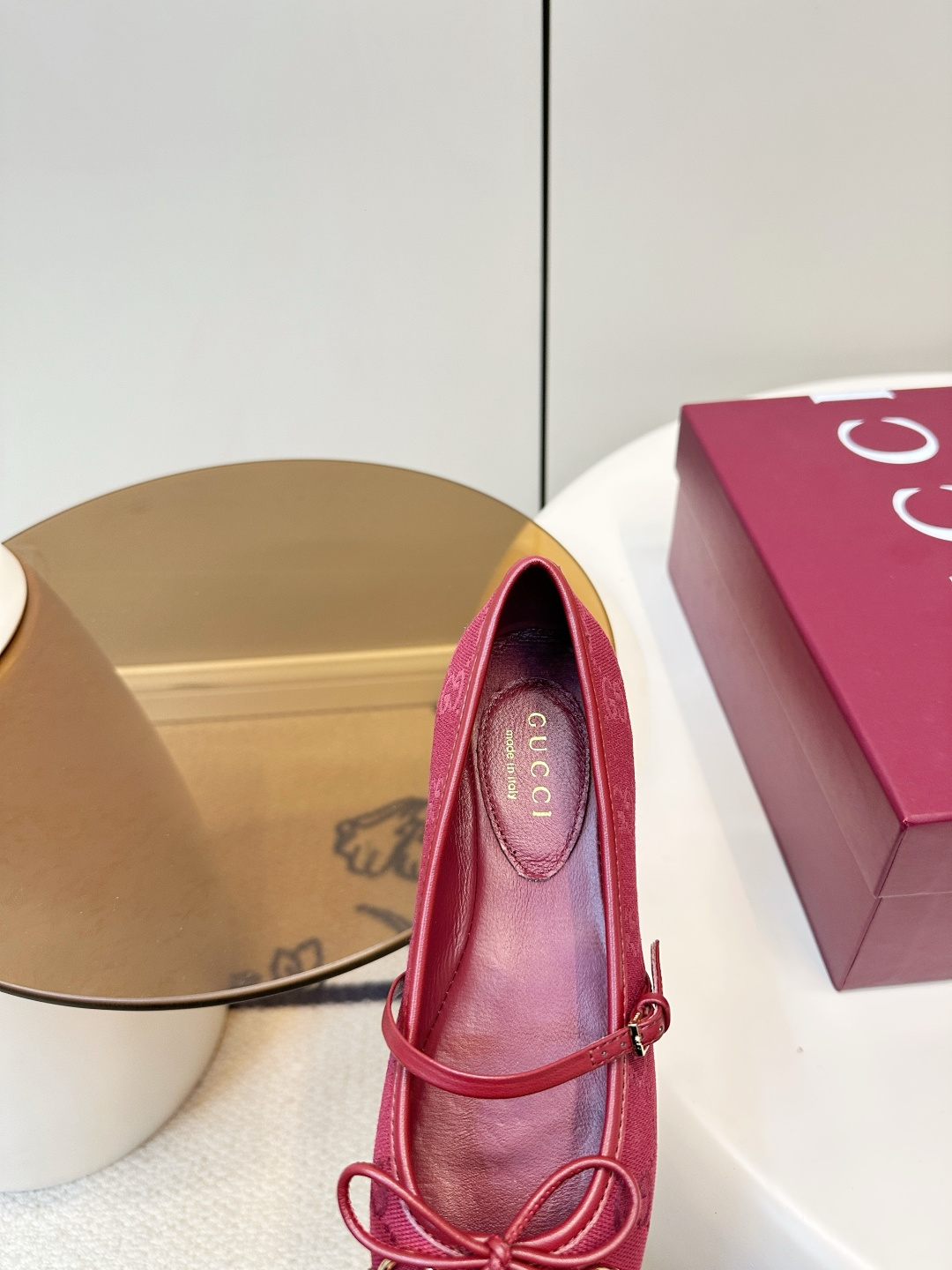 Gucci ​​Gucci 马衔扣芭蕾舞鞋​​ 玛丽珍平底鞋