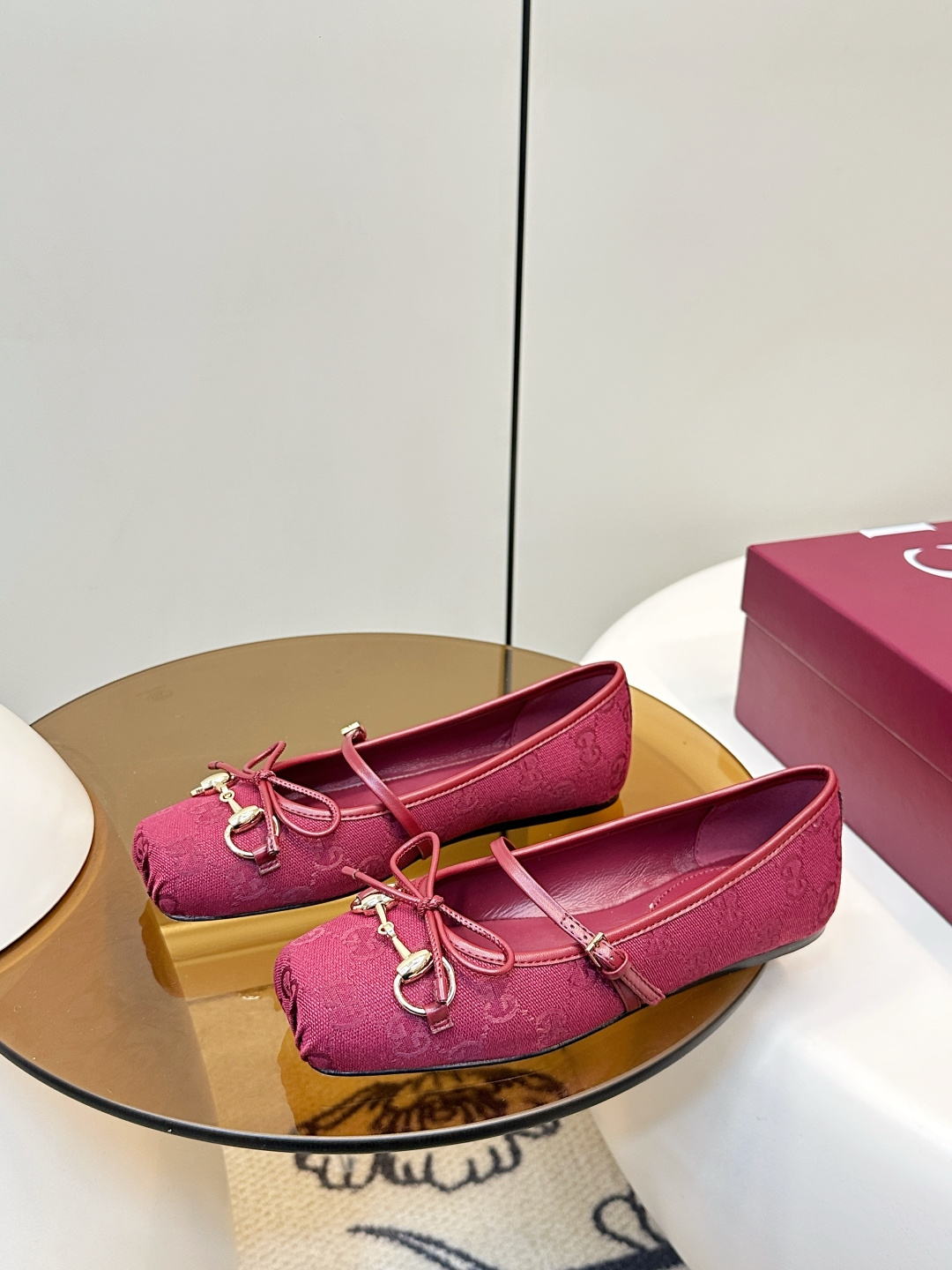 Gucci ​​Gucci 马衔扣芭蕾舞鞋​​ 玛丽珍平底鞋