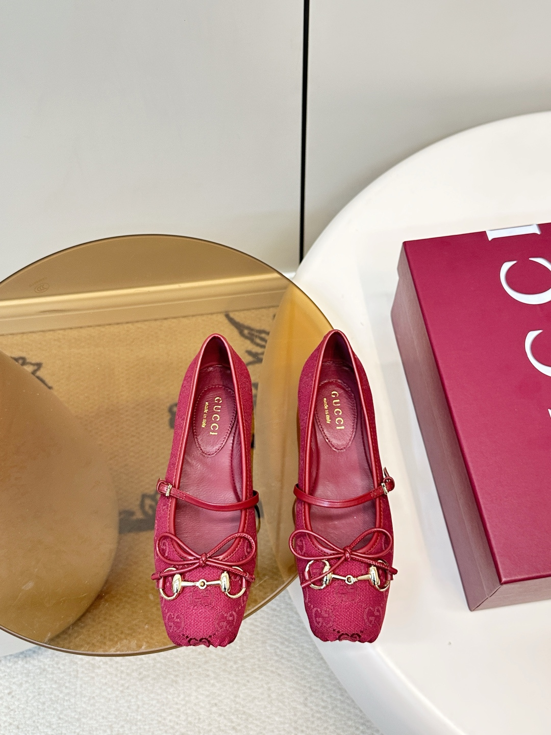 Gucci ​​Gucci 马衔扣芭蕾舞鞋​​ 玛丽珍平底鞋