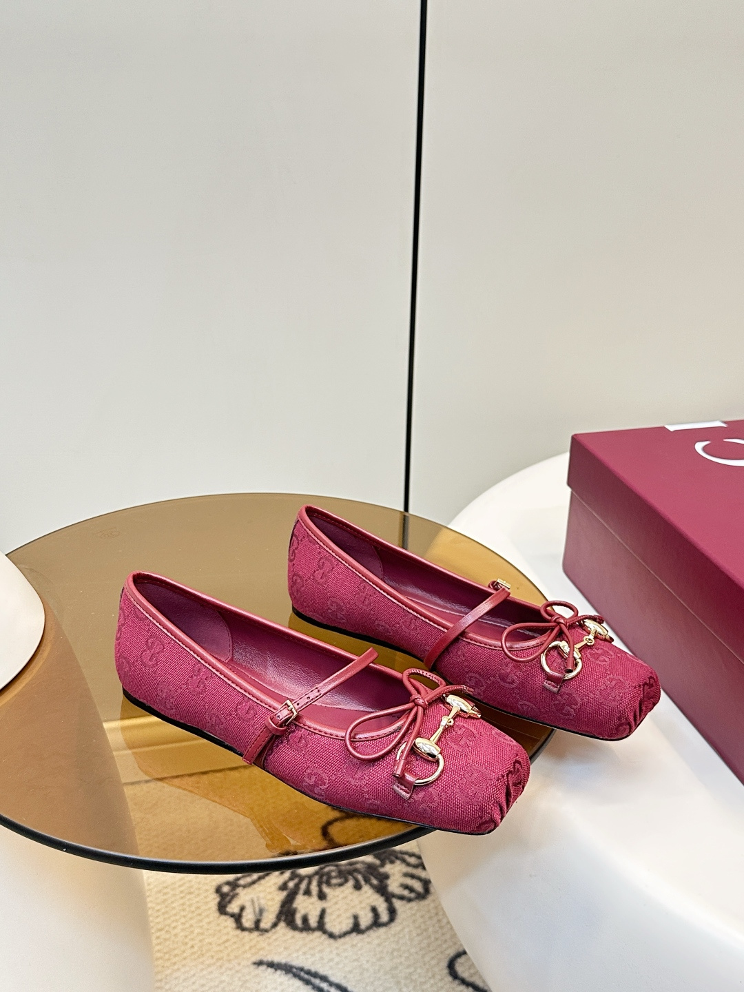 Gucci ​​Gucci 马衔扣芭蕾舞鞋​​ 玛丽珍平底鞋