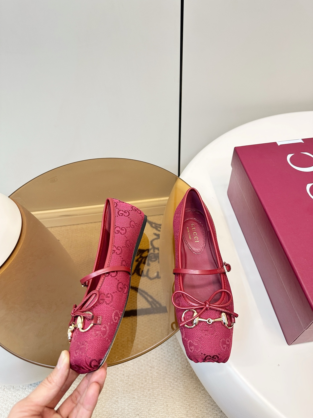 Gucci ​​Gucci 马衔扣芭蕾舞鞋​​ 玛丽珍平底鞋