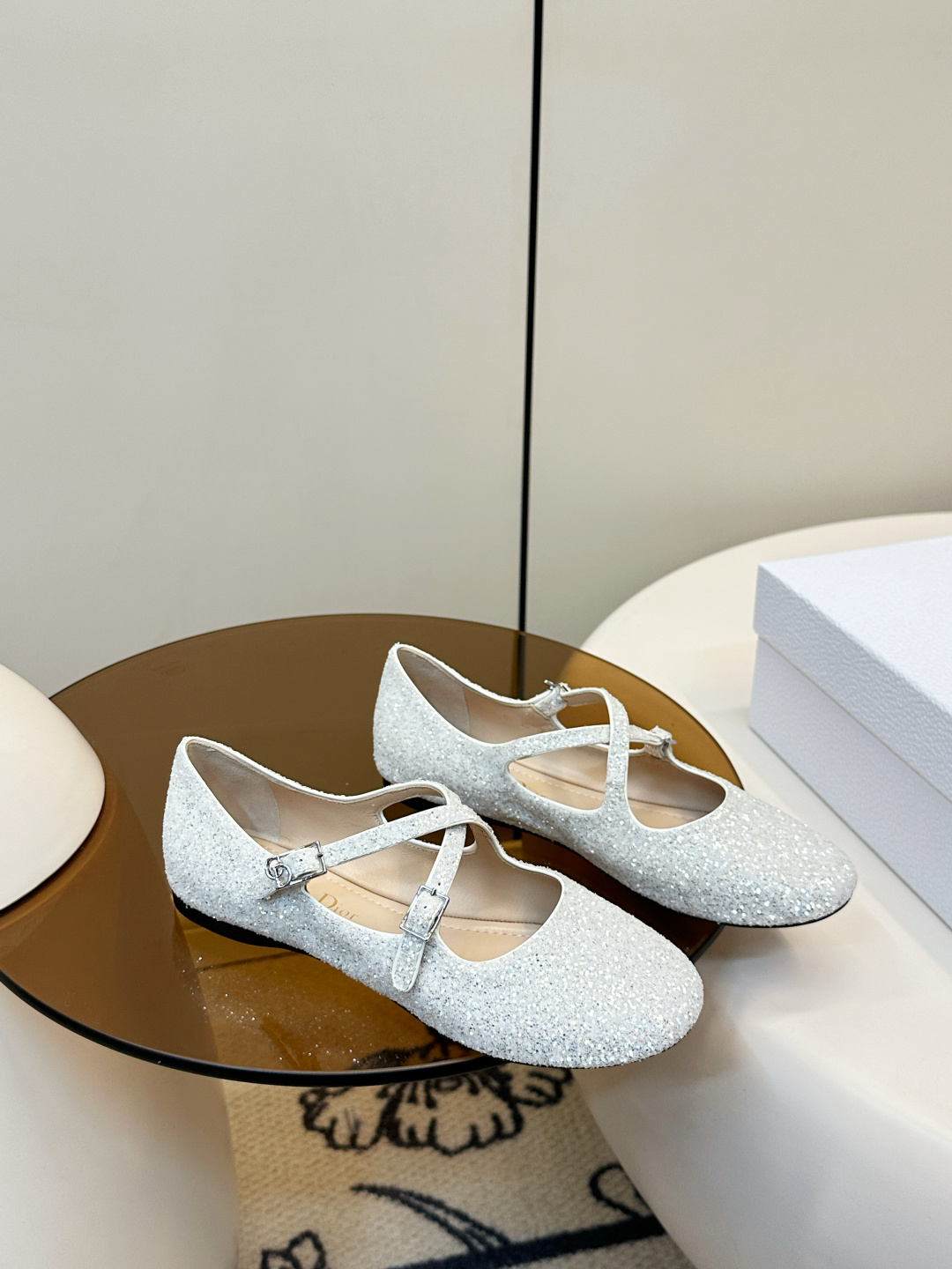 Dior ​​Dior 26新品格丽特 亮片玛丽珍鞋​​