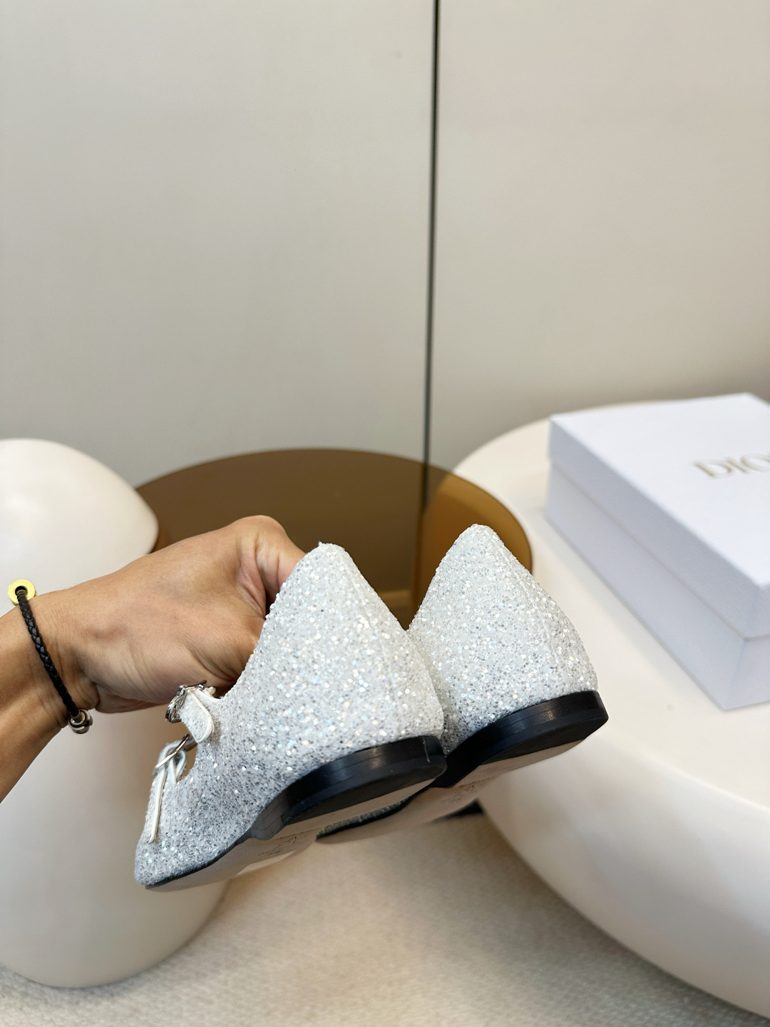 Dior ​​Dior 26新品格丽特 亮片玛丽珍鞋​​