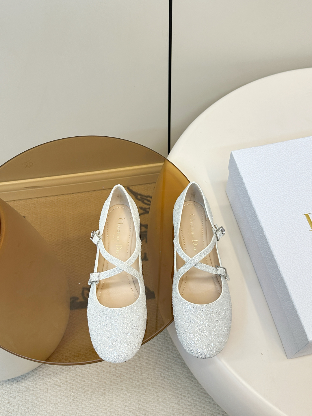 Dior ​​Dior 26新品格丽特 亮片玛丽珍鞋​​