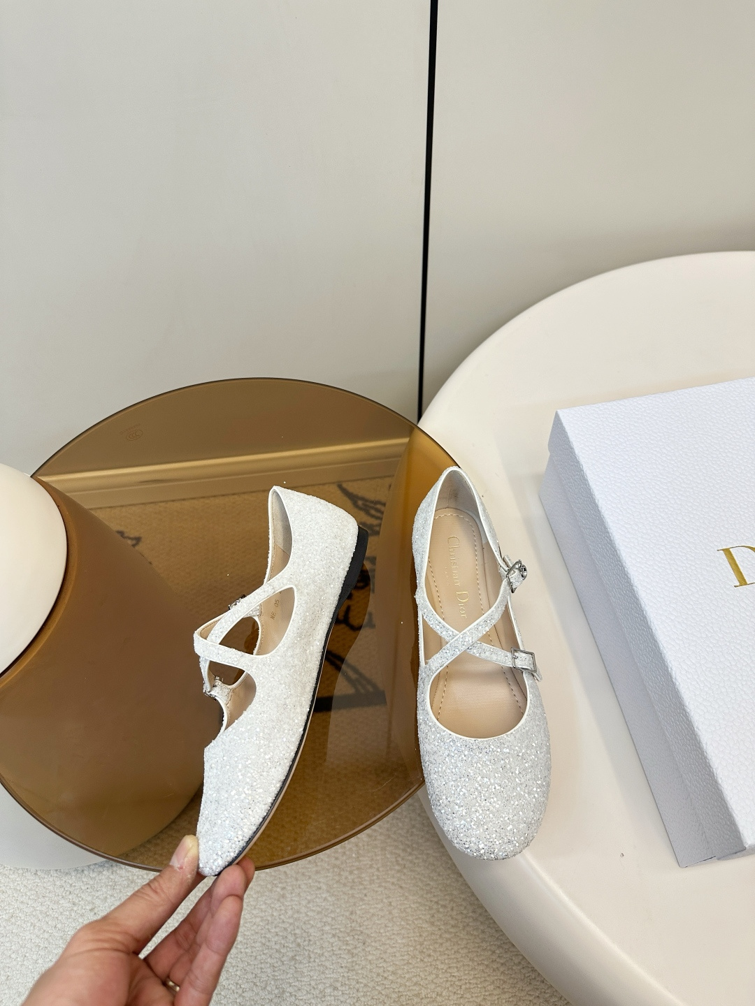 Dior ​​Dior 26新品格丽特 亮片玛丽珍鞋​​