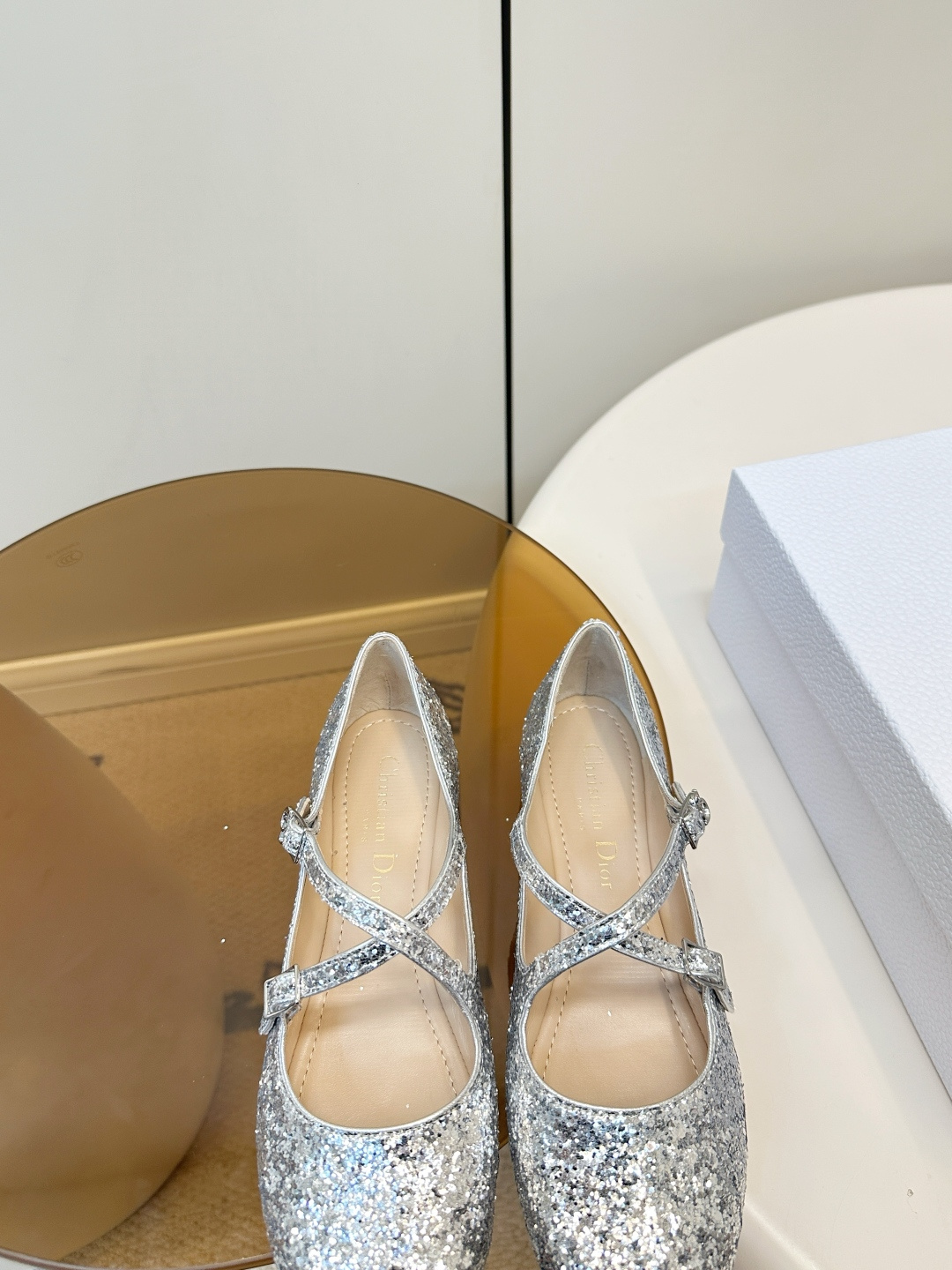 Dior ​​Dior 26新品格丽特 亮片玛丽珍鞋​​