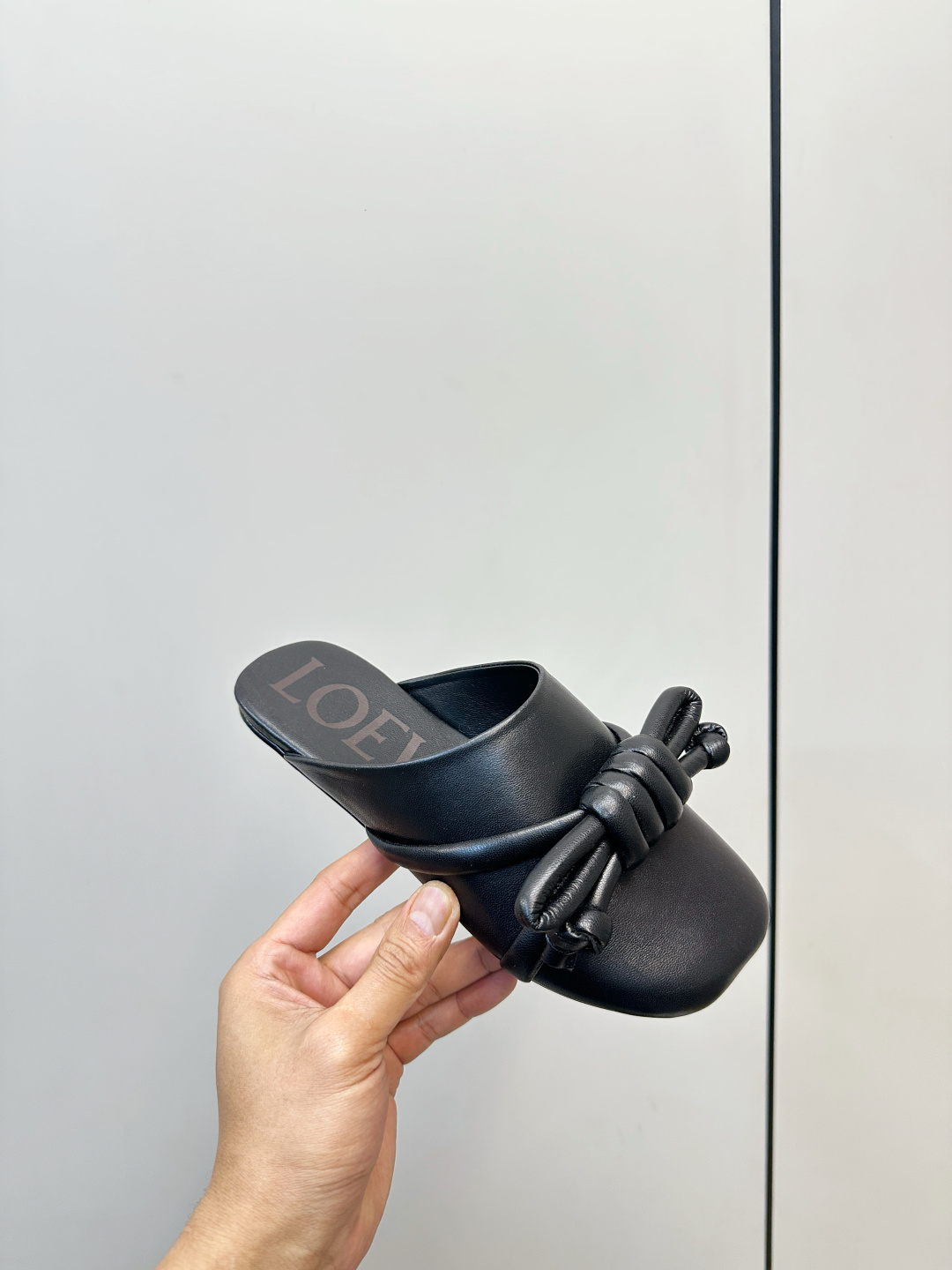 Loewe ​​LOEWE 罗意威 蝴蝶结编织 慵懒博肯拖鞋