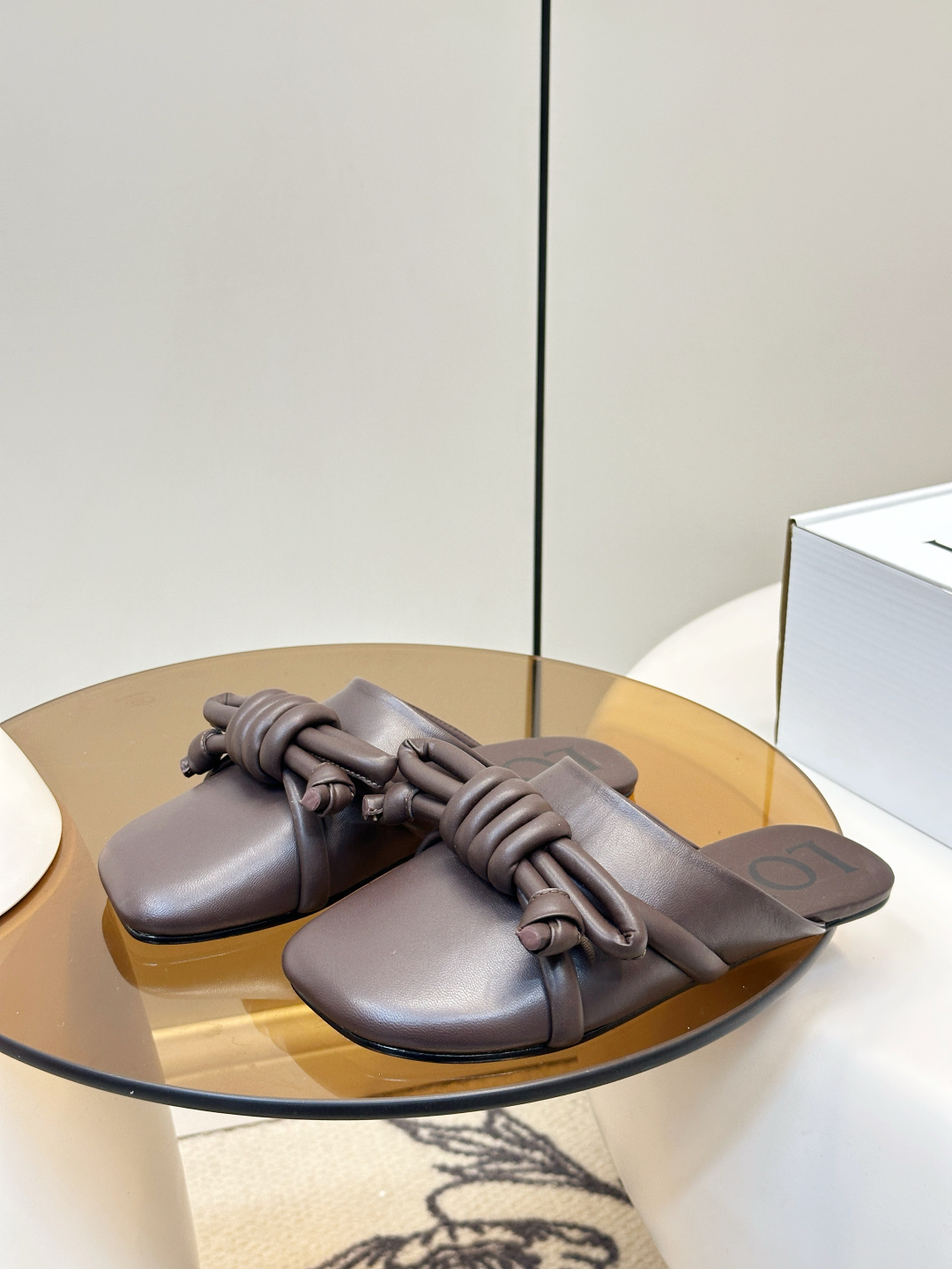Loewe ​​LOEWE 罗意威 蝴蝶结编织 慵懒博肯拖鞋