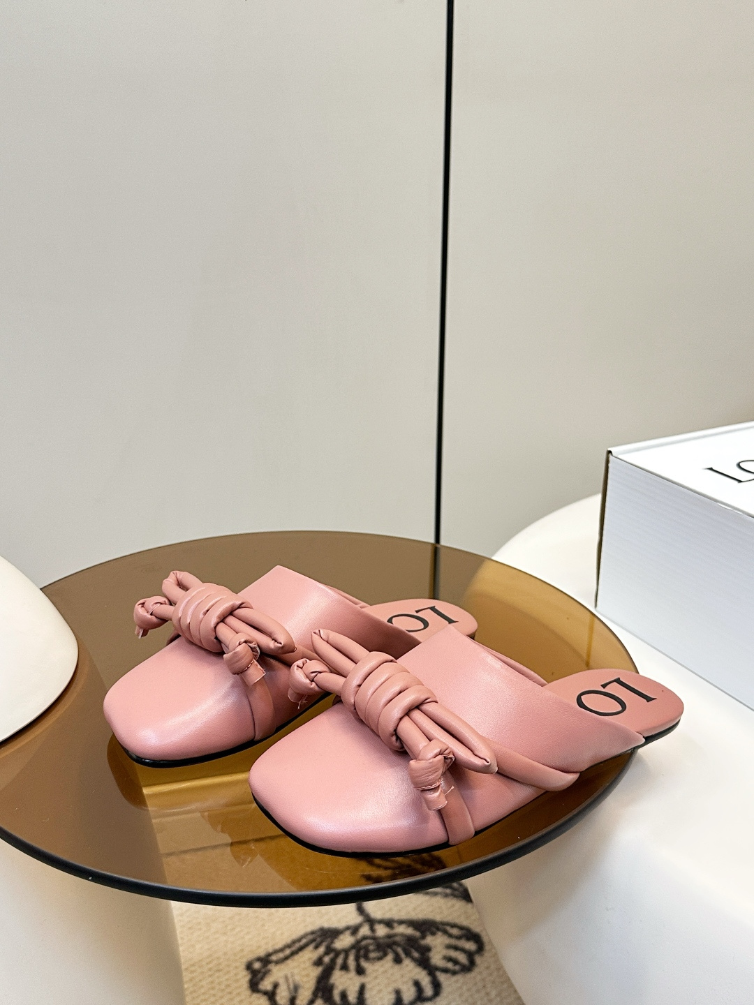 Loewe ​​LOEWE 罗意威 蝴蝶结编织 慵懒博肯拖鞋