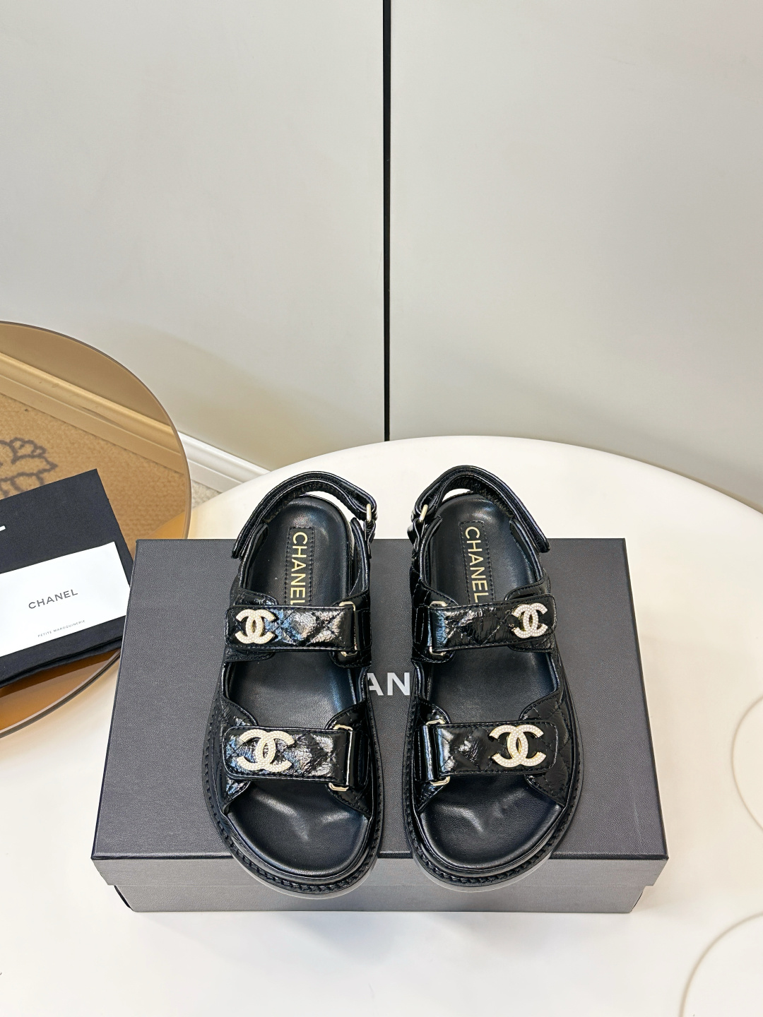 Chanel Chanel 2026ss新品小香魔术贴沙滩凉鞋